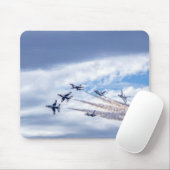 9895 gevechtsvliegtuigen muismat (Met muis)