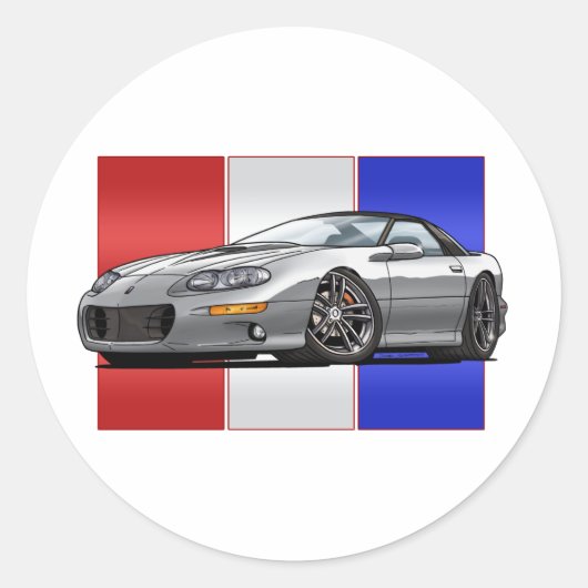 98-02 Camaro Ronde Sticker (Voorkant)