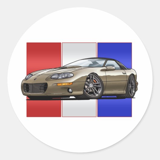 98-02 Camaro Ronde Sticker (Voorkant)