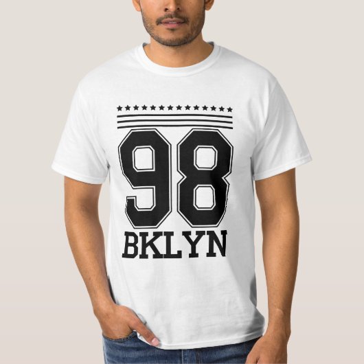 98 BKLYN: vibes, tijdloze stijl T-shirt (Voorkant)