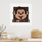 98% chimp, chimpansee poster (Keuken)