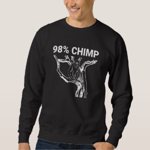 98 Chimp Geïnspireerd door 98 Chimpansee-gerelatee Trui