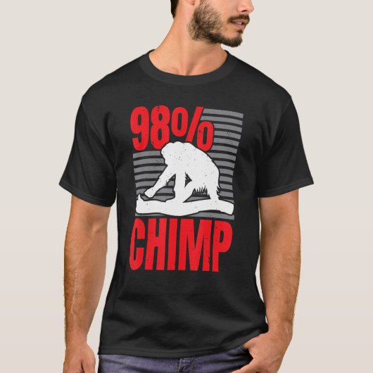 98 Chimp Monkey Ape Chimpanzee Whisperer T-shirt (Voorkant)