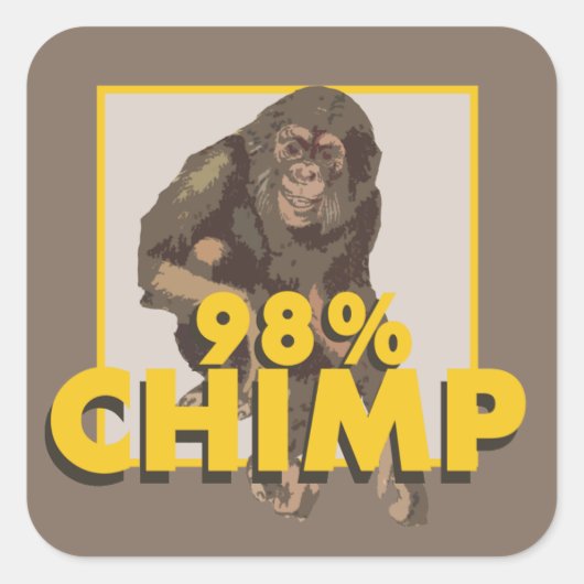 98% Chimp Sticker (Voorkant)
