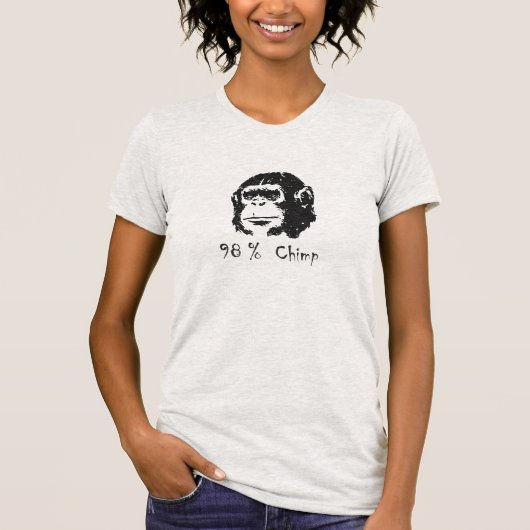 98 % chimp-t-shirt t-shirt (Voorkant)