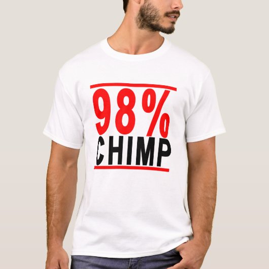 98% Chimp T-Shirts.png T-shirt (Voorkant)