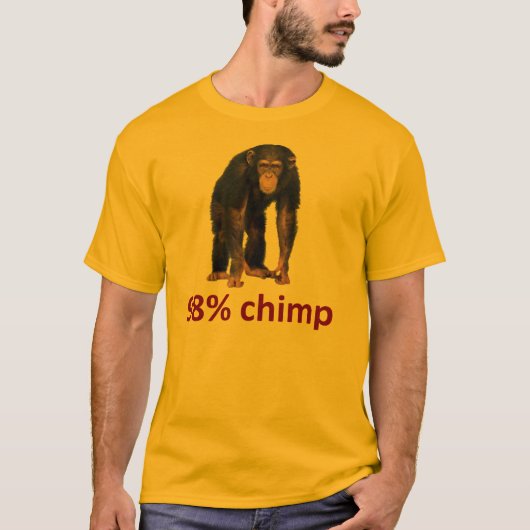 98% chimpansee t-shirt (Voorkant)