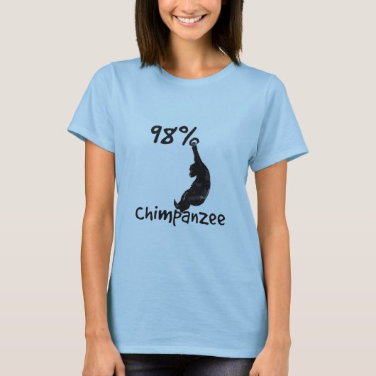 98% chimpansee t-shirt (Voorkant)