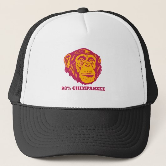98% chimpansee trucker pet (Voorkant)