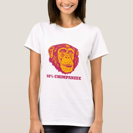 98% Chimpanzee T-shirt (Voorkant)