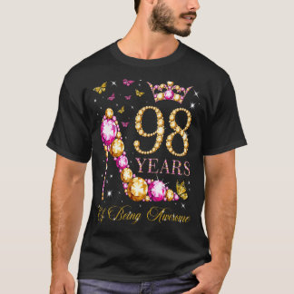 98 jaar Geweldige 98 jaar oud 98e geboorte T-shirt