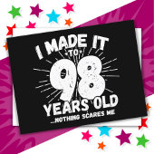 98 Jaar Oud Sarcastisch Meme Grappige 98ste Verjaa Briefkaart