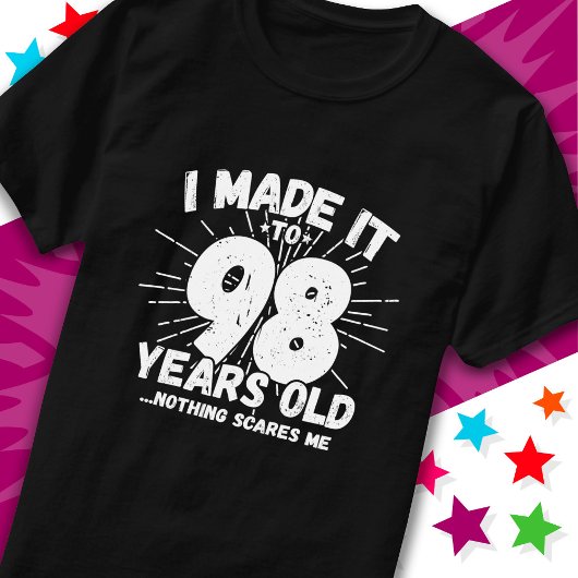98 Jaar Oud Sarcastisch Meme Grappige 98ste Verjaa T-shirt