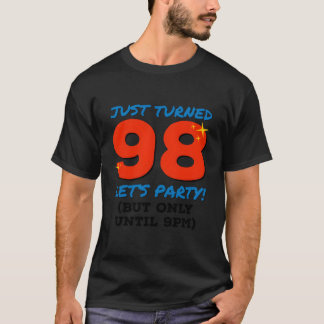 98-jarige tot 98-pm grappige 98ste verjaardag t-shirt