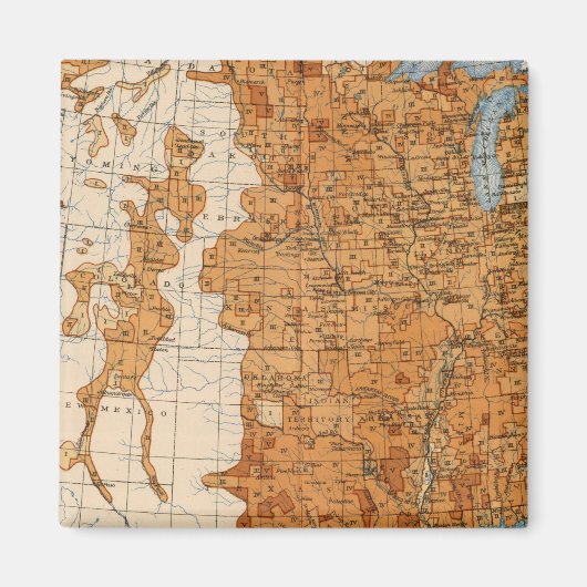 98 Omvang van de gezinnen 1900 Magneet (Voorkant)