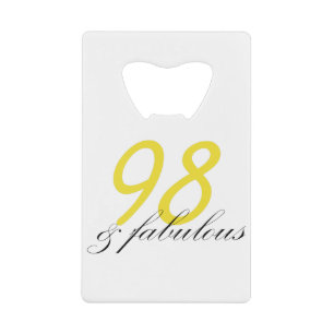 98 & verbluffend creditkaart flessenopener