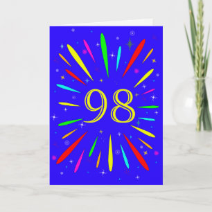 98e 'Birthday Explosion'-Kaart Kaart