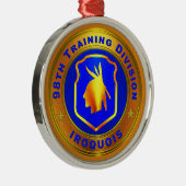 98e divisie Kerstmis Metalen Ornament (Rechts)