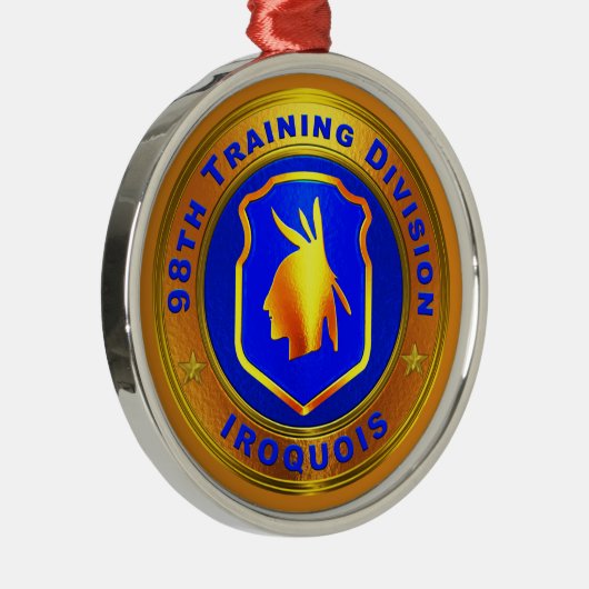 98e divisie Kerstmis Metalen Ornament (Rechts)