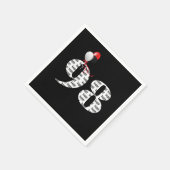 98e verjaardag feestballonnen servet (Hoek)