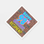 98e verjaardag ~ Fun, geïnspireerd door Urban Graf Servet (Hoek)