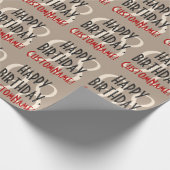  98e Verjaardag Verpakkingsdocument Cadeaupapier (Hoek)