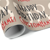  98e Verjaardag Verpakkingsdocument Cadeaupapier (Rol Hoek)