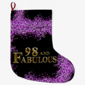 98ste verjaardag  grote kerstsok (Voorkant)