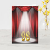 98ste verjaardag in de kijker kaart (Gele Bloem)