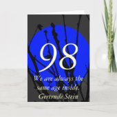 98ste Verjaardag Kaart (Voorkant)