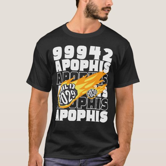 99942 APOPHIS ASTEROÏDE 2029 2036 T-SHIRT (Voorkant)