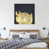 999,9: kogelvis canvas afdruk (Insitu (Slaapkamer))