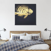 999,9: Lionfish Canvas Afdruk (Insitu (Slaapkamer))