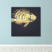 999,9: Lionfish Canvas Afdruk (Insitu (Houten vloer))