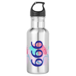 999 Engelennummer Spirituele wedergeboorte manifes Waterfles