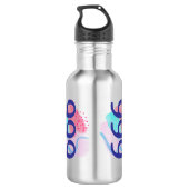 999 Engelennummer Spirituele wedergeboorte manifes Waterfles (Achterkant)