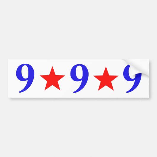 999 - Herman Cain 2012 Bumpersticker (Voorkant)