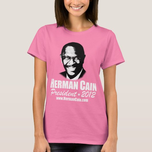 999 Herman Cain 2012 T-shirt (Voorkant)