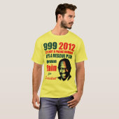 999 Herman Cain 2012 T-shirt (Voorkant volledig)