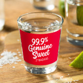 99,9% echte zweet.1% badas shot glas