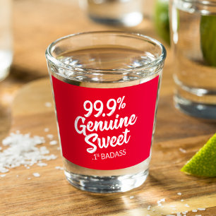99,9% echte zweet.1% badas shot glas