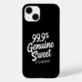 99,9% echte zweet.1% Badass-Hoesje Case-Mate iPhone Case (Achterkant)