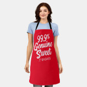 99,9% echte zweet.1% Badass-Schort Schort (Gedragen)