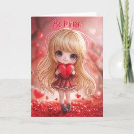99,9% Perfecte Chibi Valentijnkaart Kaart