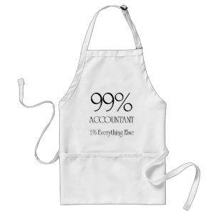 99% accountant standaard schort