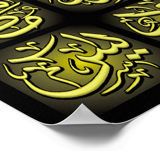 99 Allah noemt Poster van de Beste Kwaliteit (Hoek)