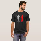 99% Angel 1% Devil Man T-shirt (Voorkant volledig)
