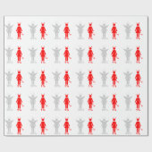 99% Angel 1% duivelvrouw Cadeaupapier (Vlak)