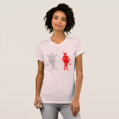 99% Angel 1% duivelvrouw T-shirt (Voorkant volledig)