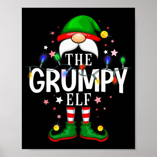 99 bijpassende Kerst Elf Familie Pyjama's - De Mpy Poster (Voorkant)